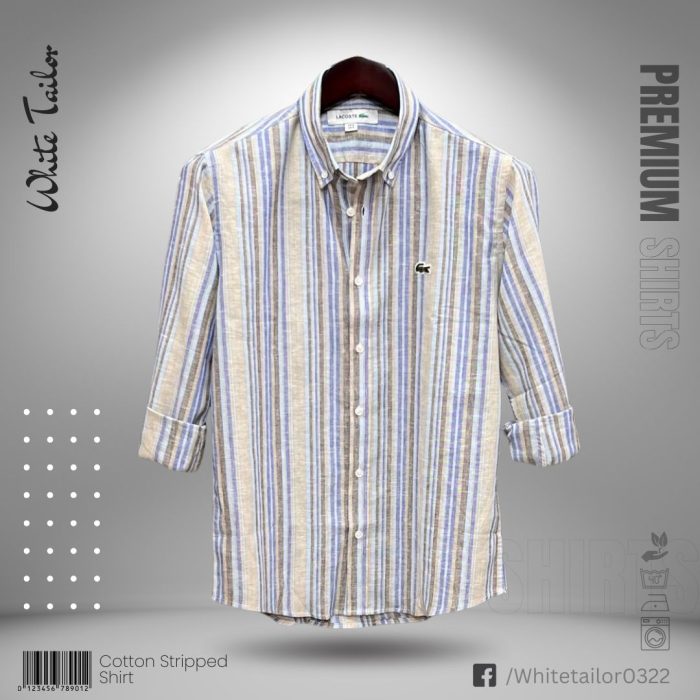 Striped Full Sleeve cotton shirts