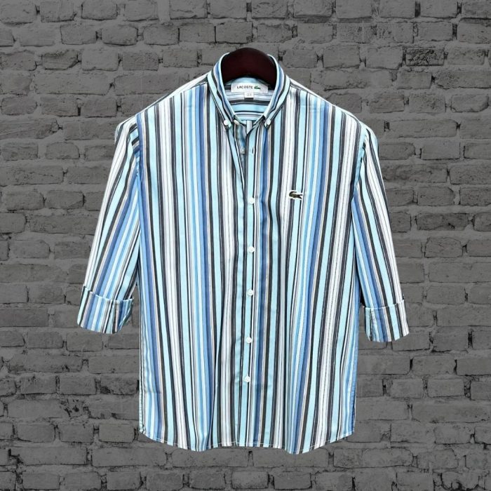 cotton striped full shirt