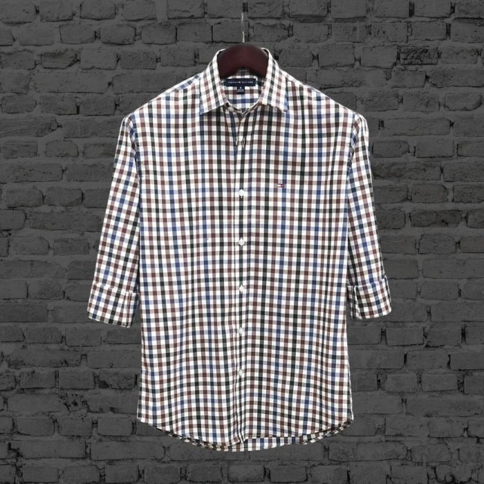 Full sleeve check shirt for men - Image 2