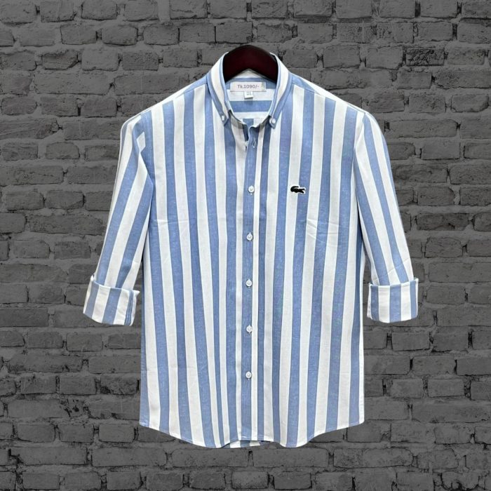 Men’s Striped Full Sleeve Casual Shirts - Image 2