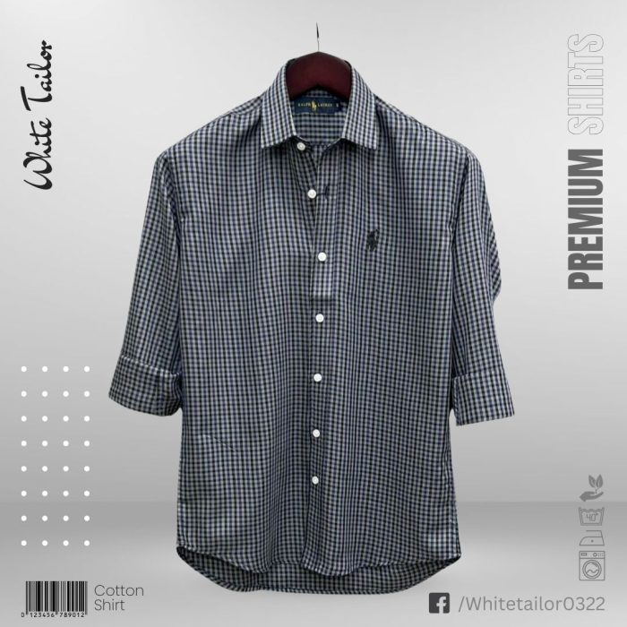 Full sleeve check shirt for men