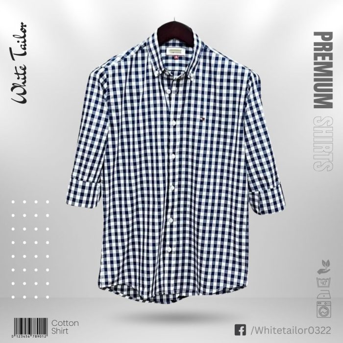 Full sleeve check shirt for men