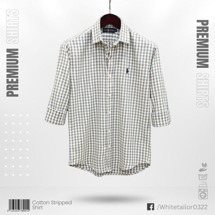 Full sleeve check shirt for men