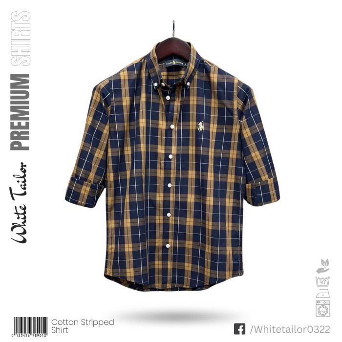 Full sleeve check shirt for men