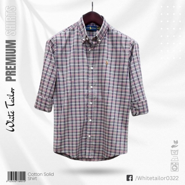 Full sleeve check shirt for men